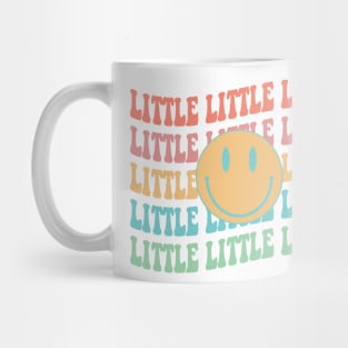 Little retro happy face, Little big reveal college sorority bid day Mug